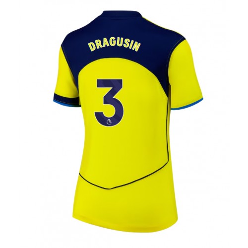 Lacne Ženy Futbalové dres Tottenham Hotspur Radu Dragusin #3 2025-26 Krátky Rukáv - Tretina